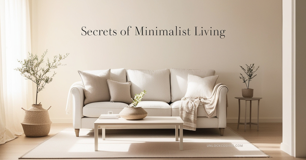 Minimalist living examples